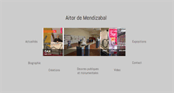 Desktop Screenshot of mendizabal.fr