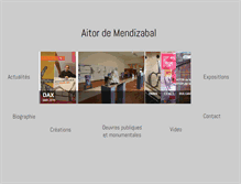 Tablet Screenshot of mendizabal.fr